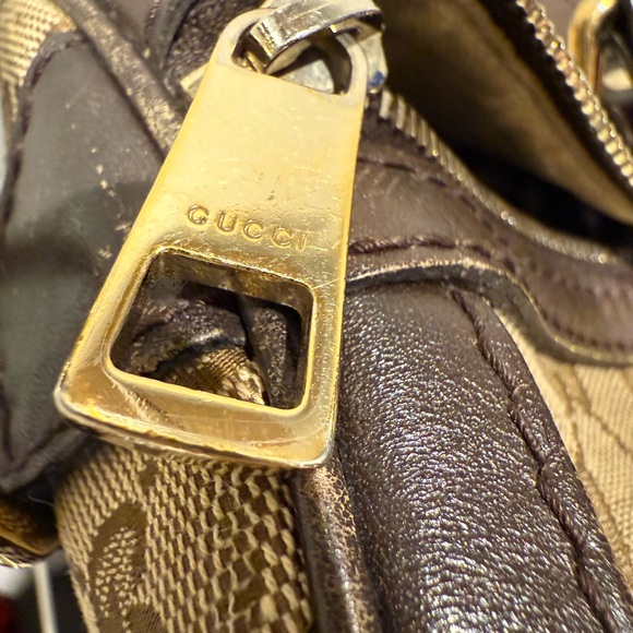 Authentic Gucci Ophidia medium bag top handles and leather strap - Picture 6 of 14